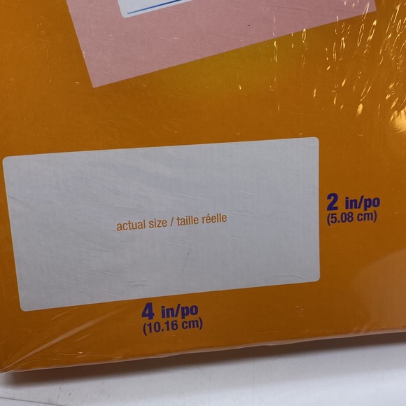 NWT Staples White Mailing Labels 2”x4” 100 sheets, 1000 labels works with Avery - Picture 5 of 5